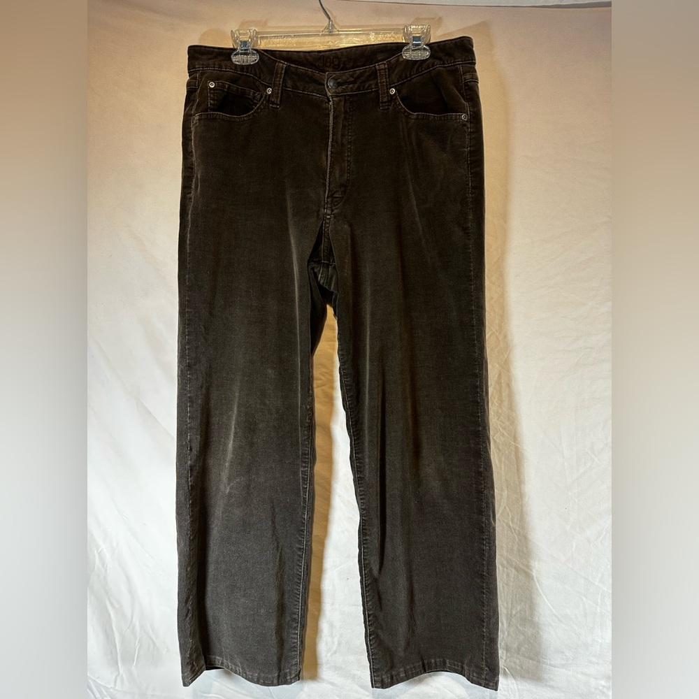 Jag Stretch Corduroy Jeans straight leg cut mid rise Size 14